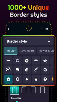 Edge lighting - border colors android App screenshot 4