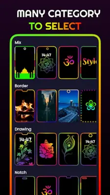 Edge lighting - border colors android App screenshot 6